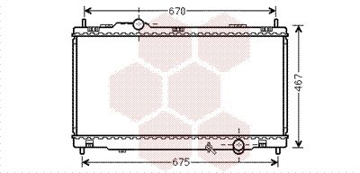 VAN WEZEL Radiators, Motora dzesēšanas sistēma 53002495